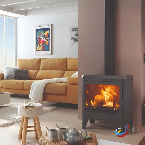 Malkinė krosnelė Panadero Chambery 7,1kW viduje