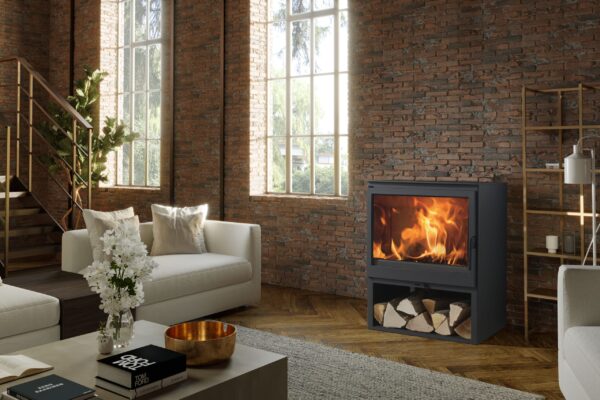 Malkinė krosnelė Panadero Acacia 9,8kW svetainėje