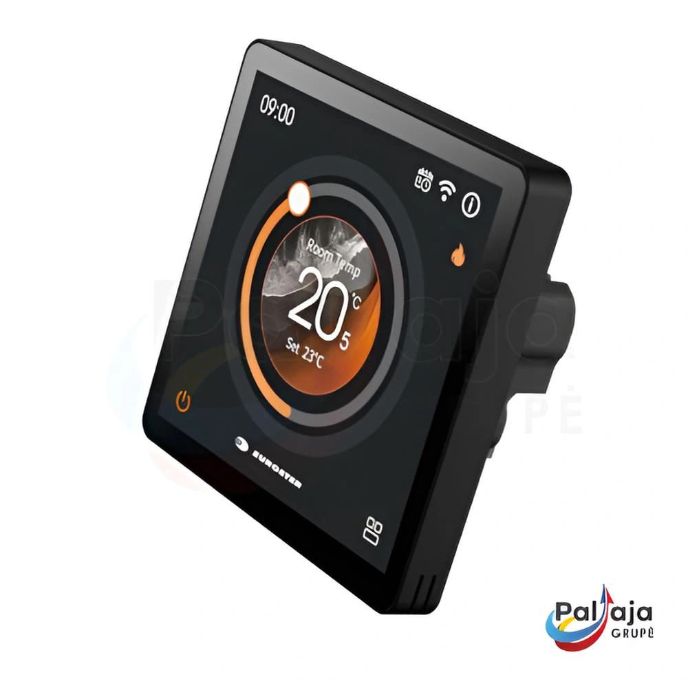 Belaidis termostatas Euroster e2233 230V iš dešinės