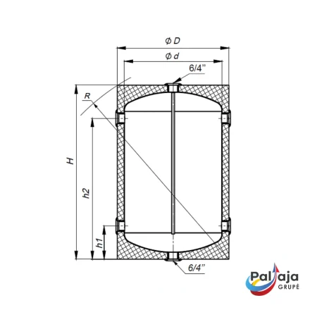Buferinė talpa КНТ НРТH-B-60-WP-PU PALTAJA brezinys