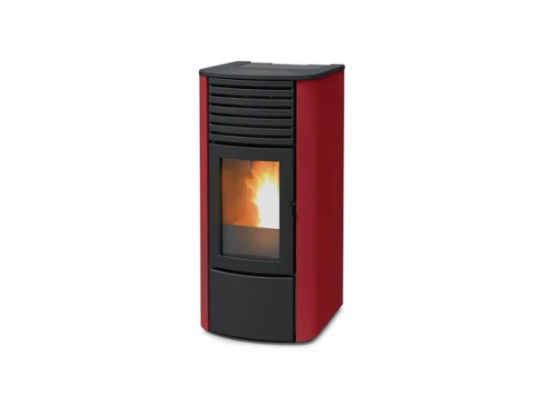 Granulinė krosnelė Klio 16kW, 24kW raudona