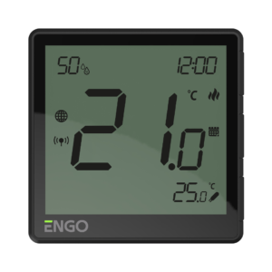 Laidinis termostatas Engo EONE230B su drėgmės jutikliu