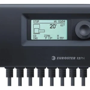 Kieto kuro katilų valdiklis Euroster 12PN