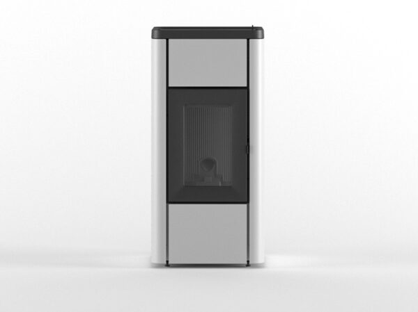 Granulinė krosnelė Ghea 6kW pilka, priekis
