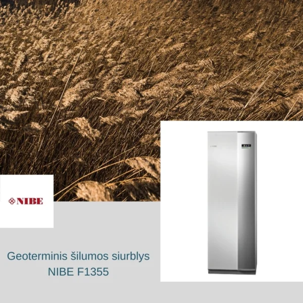 Geoterminis šilumos siurblys NIBE F1355 4-28kW
