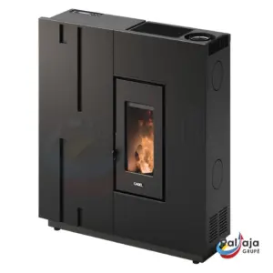 Granulinė krosnelė Baggy 7 Up-Twin juoda