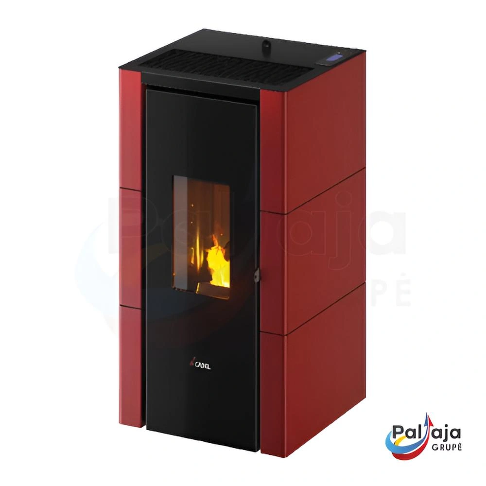 Granulinė krosnelė Cristal 7 raudona