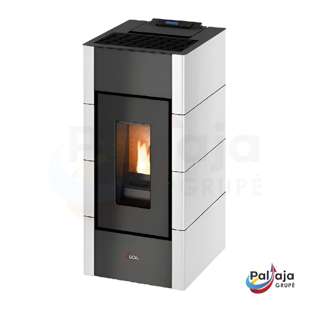 Granulinė krosnelė Cristal 9 balta