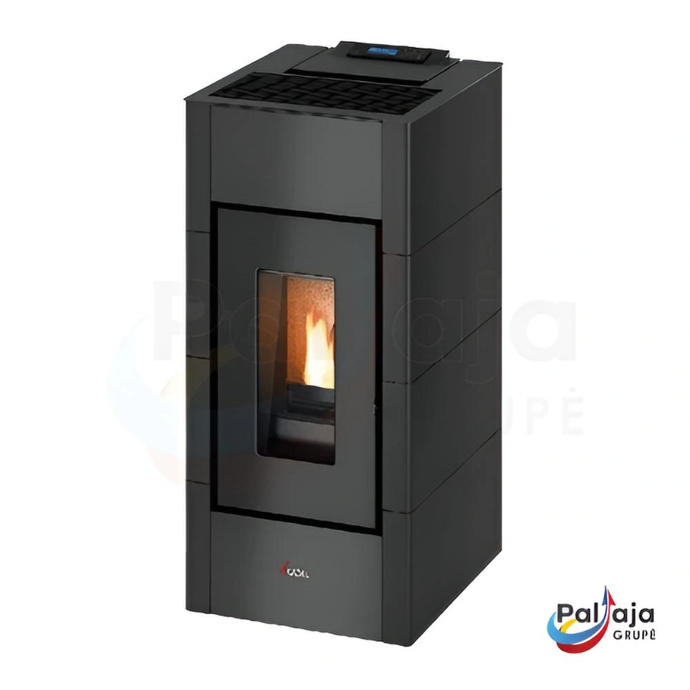 Granulinė krosnelė Cristal 9 juoda