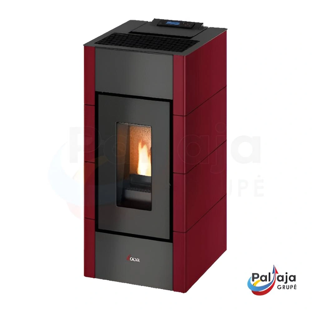 Granulinė krosnelė Cristal 9 raudona