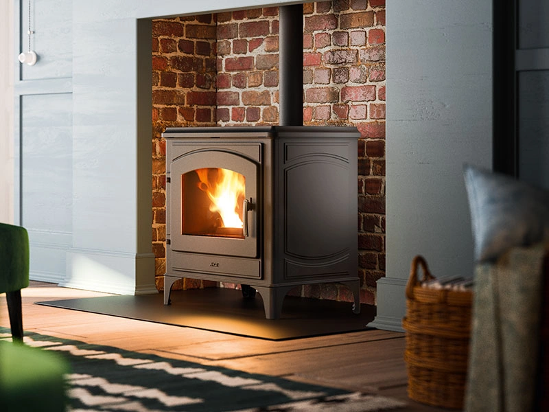 Granulinė krosnelė Cute įmontuota krosnelė