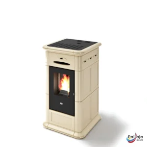 Granulinė krosnelė EvaCalor ALINA 8kW kreminė
