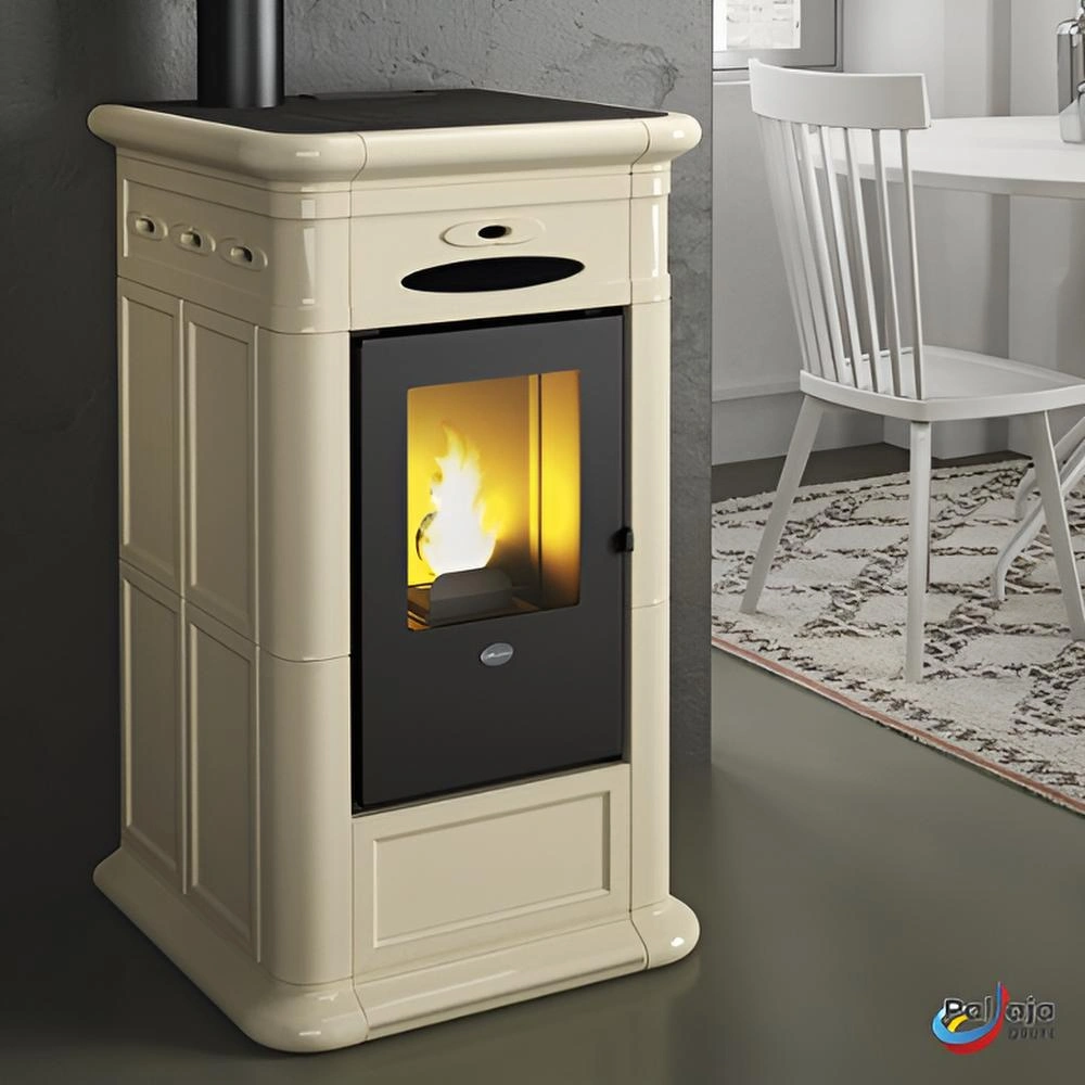 Granulinė krosnelė EvaCalor ALINA 8kW namuose