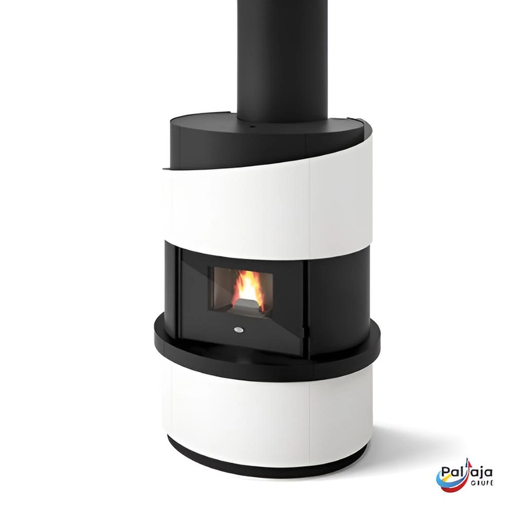 Granulinė krosnelė EvaCalor DANTE 6.5kW balta