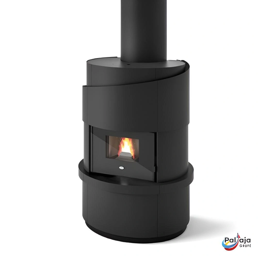 Granulinė krosnelė EvaCalor DANTE 6.5kW juoda