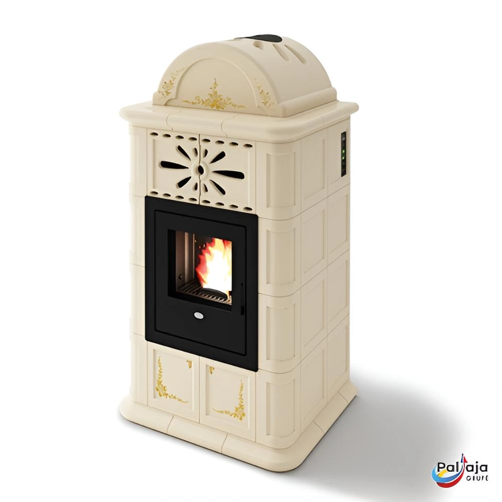 Granulinė krosnelė EvaCalor DIANA 12.5kW kreminė