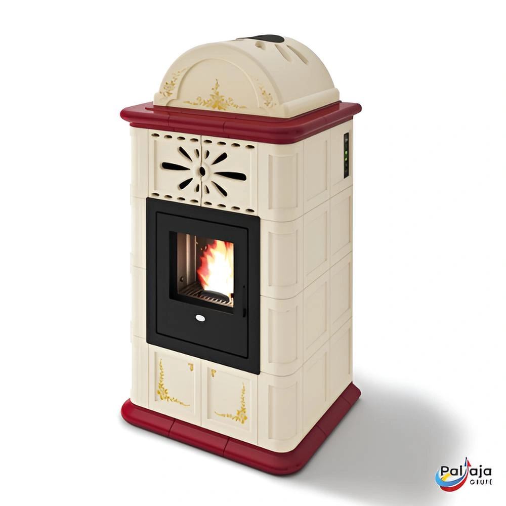 Granulinė krosnelė EvaCalor DIANA 12.5kW raudona