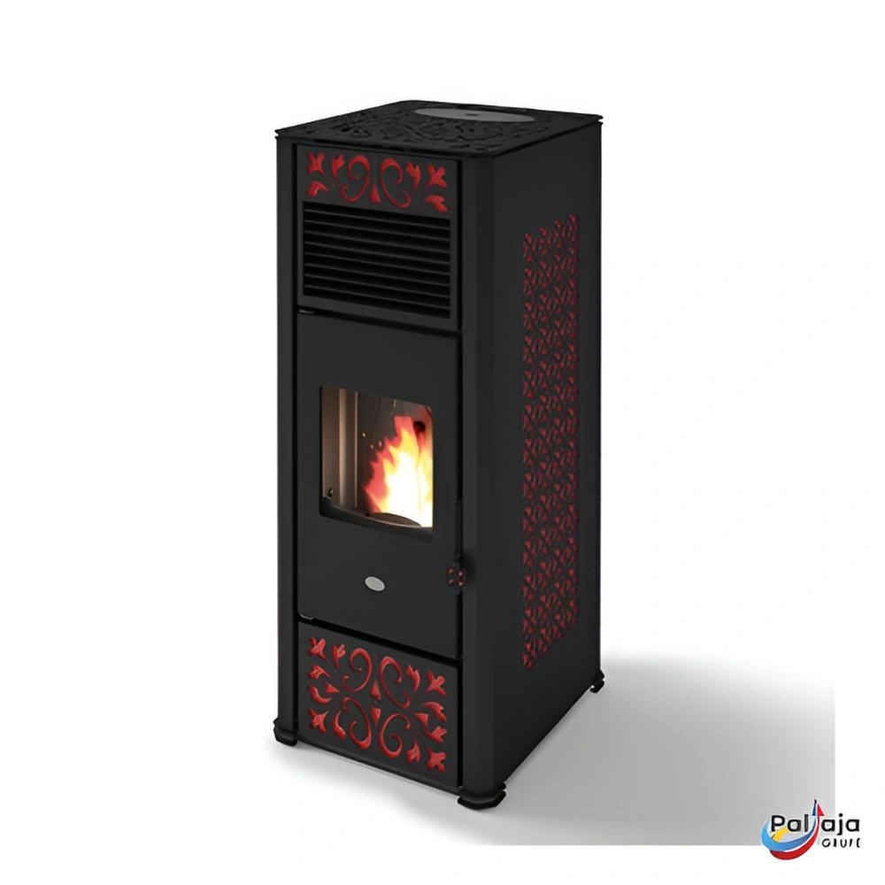 Granulinė krosnelė EvaCalor GEMMA 14kW raudona