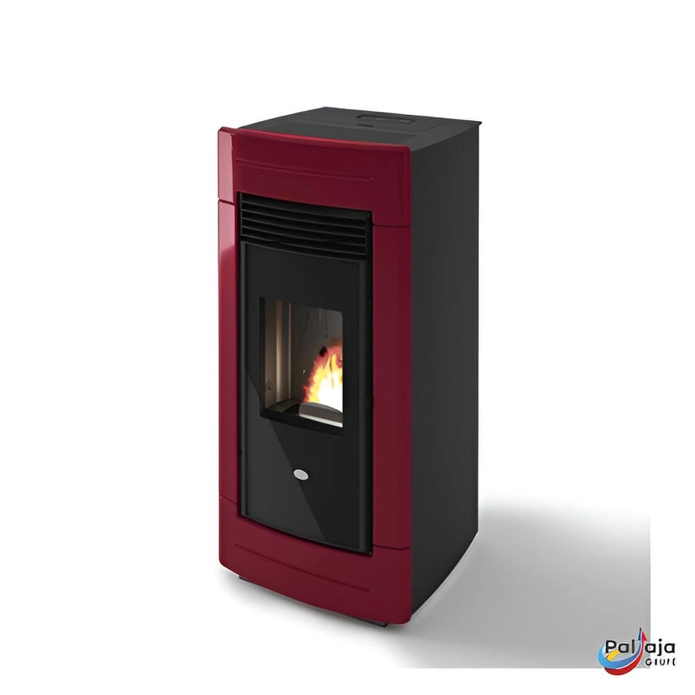 Granulinė krosnelė EvaCalor LAURA 12.5kW raudona rosso