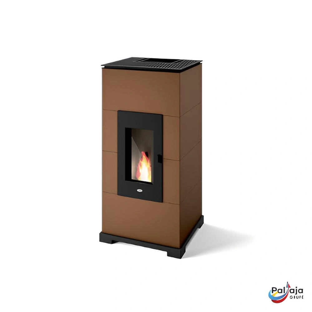 Granulinė krosnelė EvaCalor MAURA 10kW corten šviesiai ruda