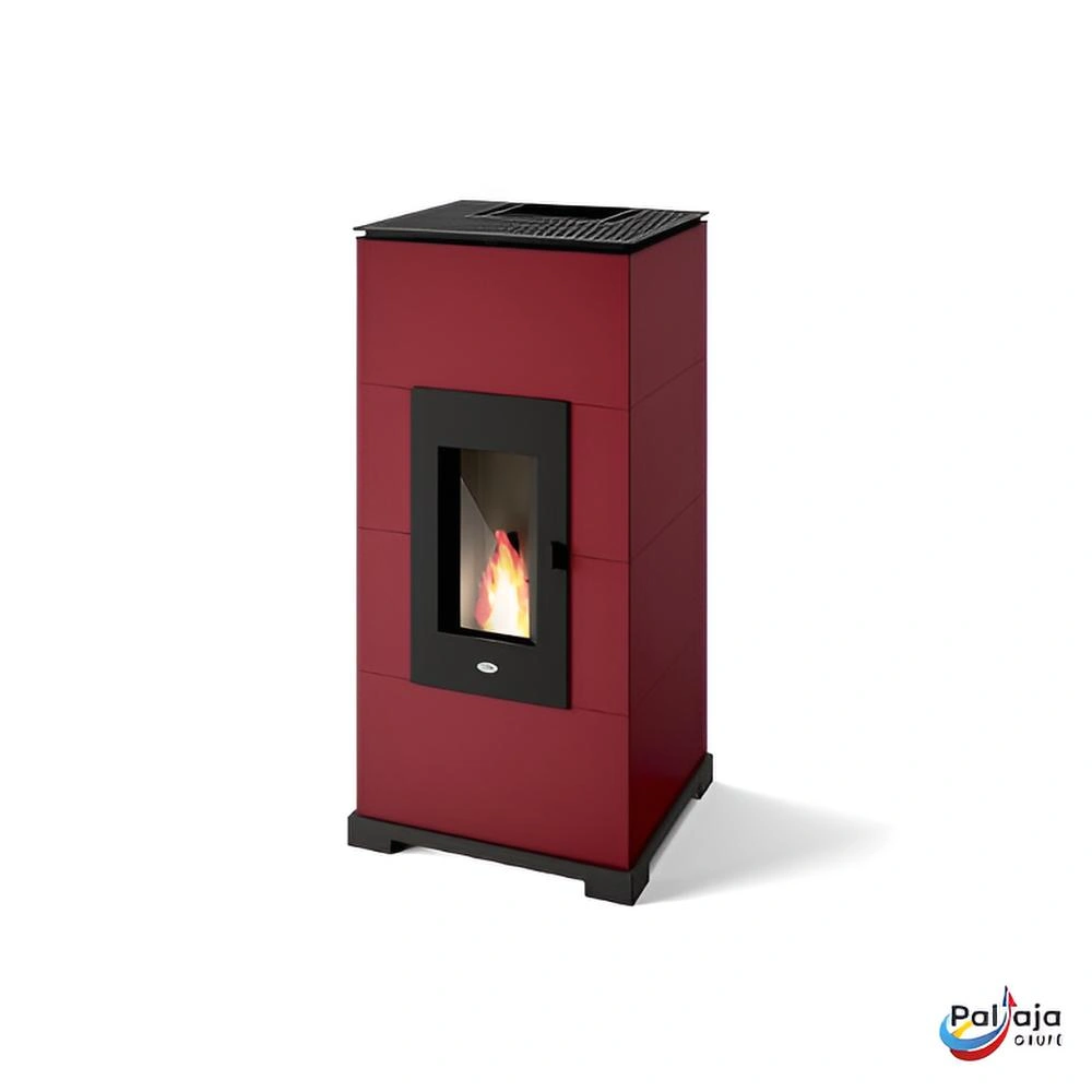 Granulinė krosnelė EvaCalor MAURA 10kW raudona