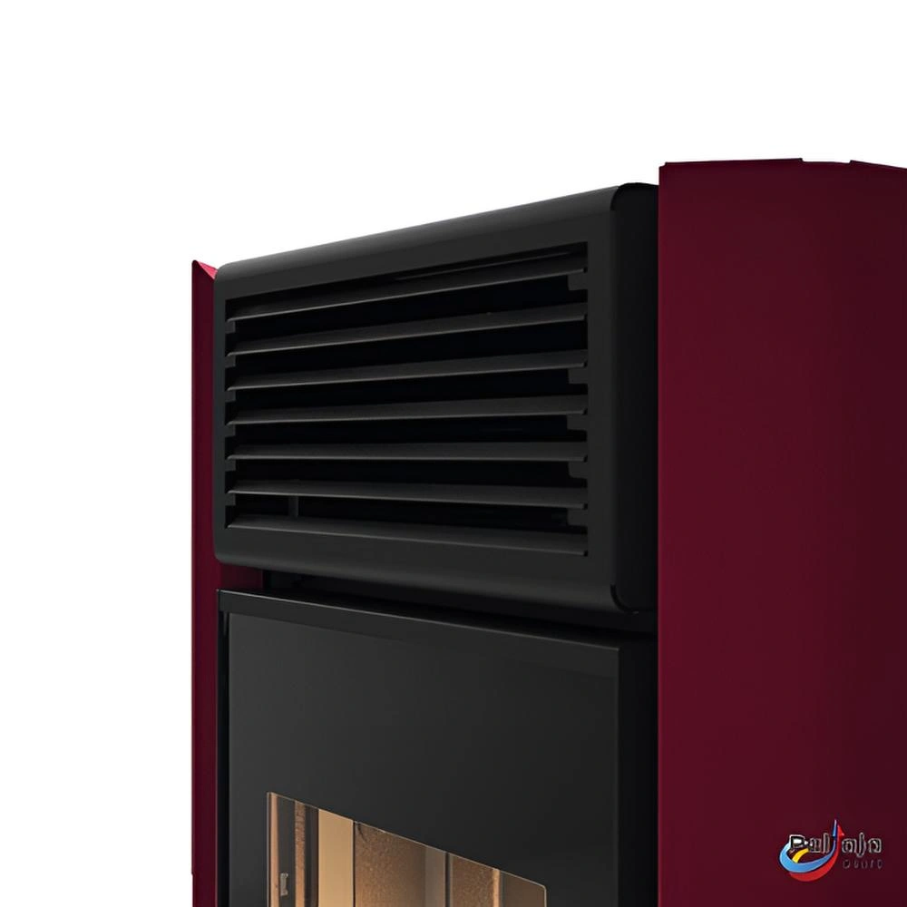 Granulinė krosnelė EvaCalor MILLY 12.5kW iš arti