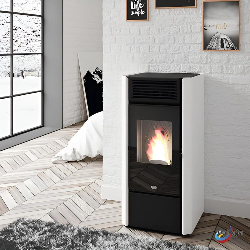 Granulinė krosnelė EvaCalor MILLY 12.5kW namuose