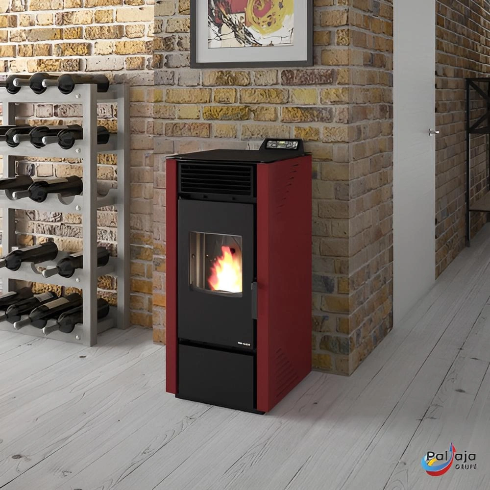 Granulinė krosnelė EvaCalor PAOLA 12.5kW namuose