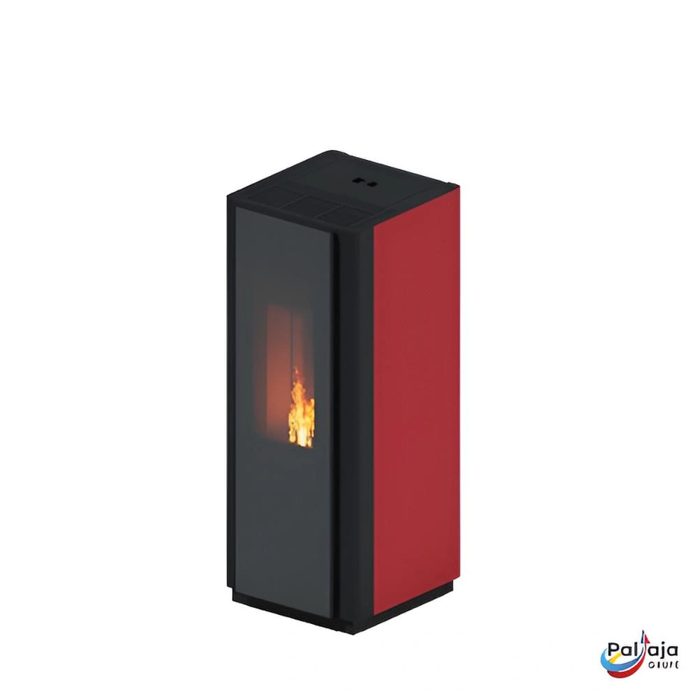Granulinė krosnelė EvaCalor QUADRA 11, 10kW raudona