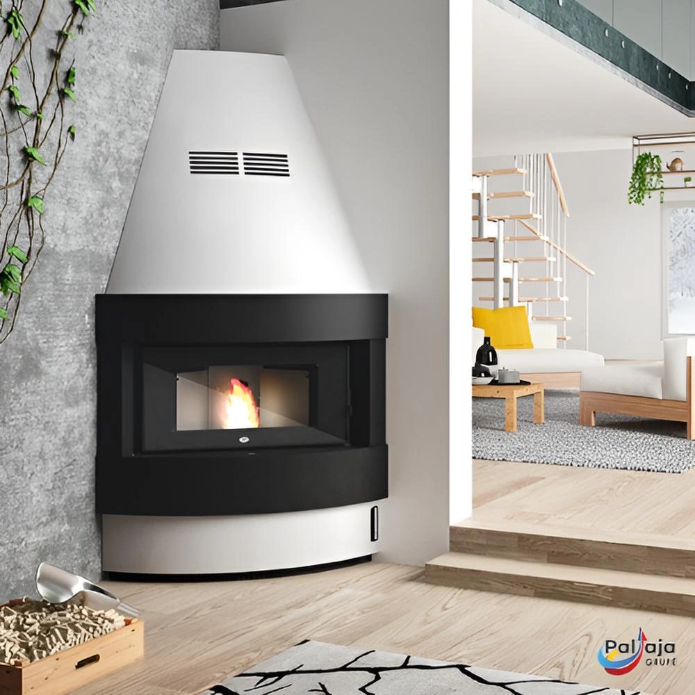 Granulinė krosnelė EvaCalor RAFFAELLO 10kW namuose