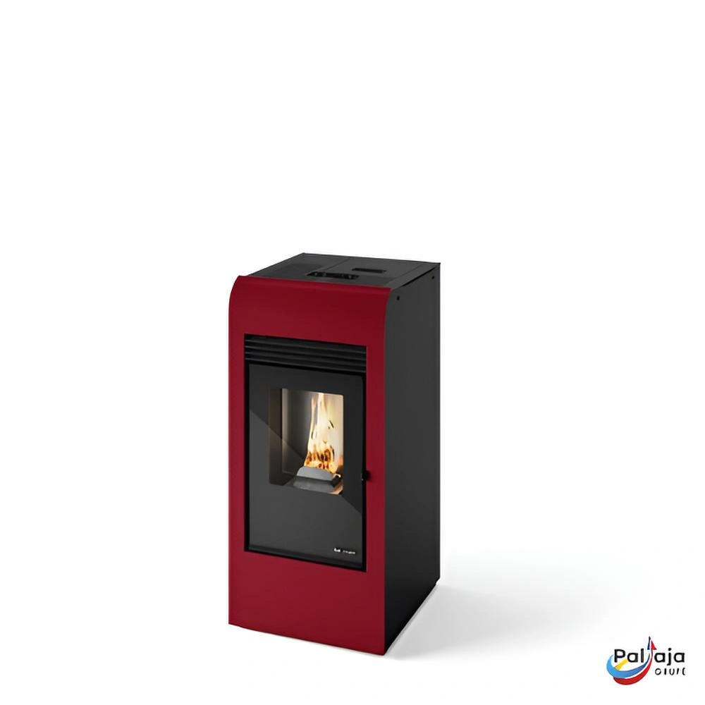 Granulinė krosnelė EvaCalor RITA PLUS 8kW raudona