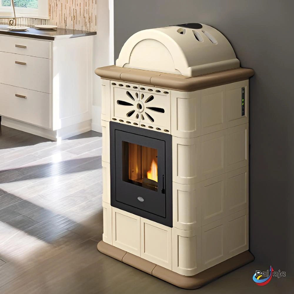 Granulinė krosnelė EvaCalor ROSY 12.5kW namuose