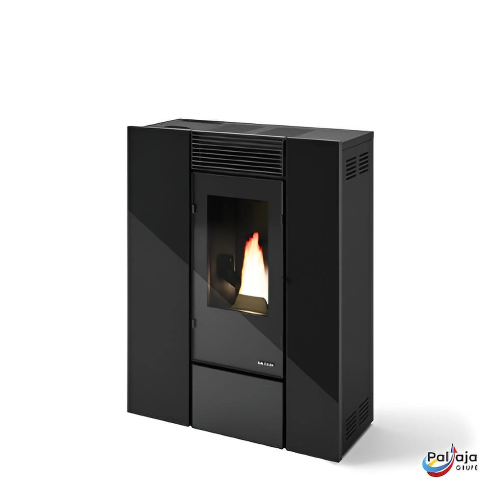 Granulinė krosnelė EvaCalor Slim DENISE 9.9kW juoda
