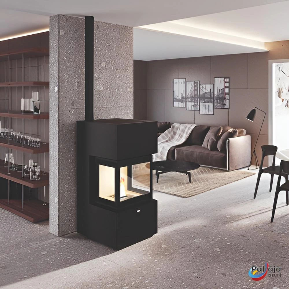 Granulinė krosnelė EvaCalor TREVISI 10kW namuose