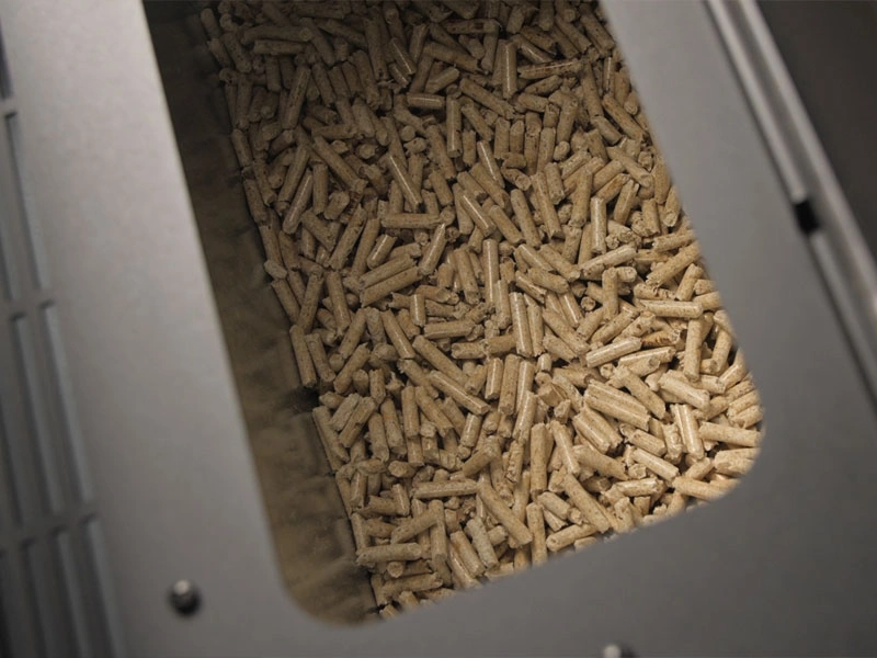 Granulinė krosnelė Klio 16kW, 24kW valymo technologija