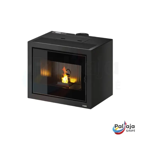 Granulinė krosnelė Quasimodo 9 Box Up – Twin juodas plienas