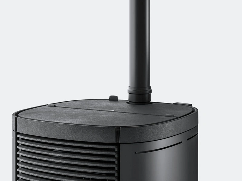 Granulinė krosnelė Saya viršus