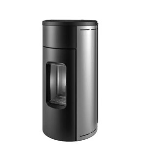 Granulinė krosnelė Hera 7kW pilka iš dešinės