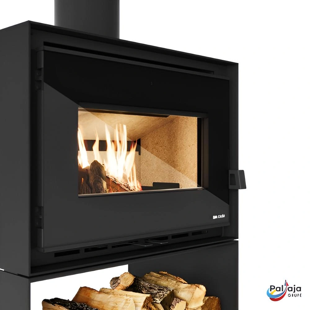 Malkinė krosnelė EvaCalor BRANDO 12.5kW iš arti