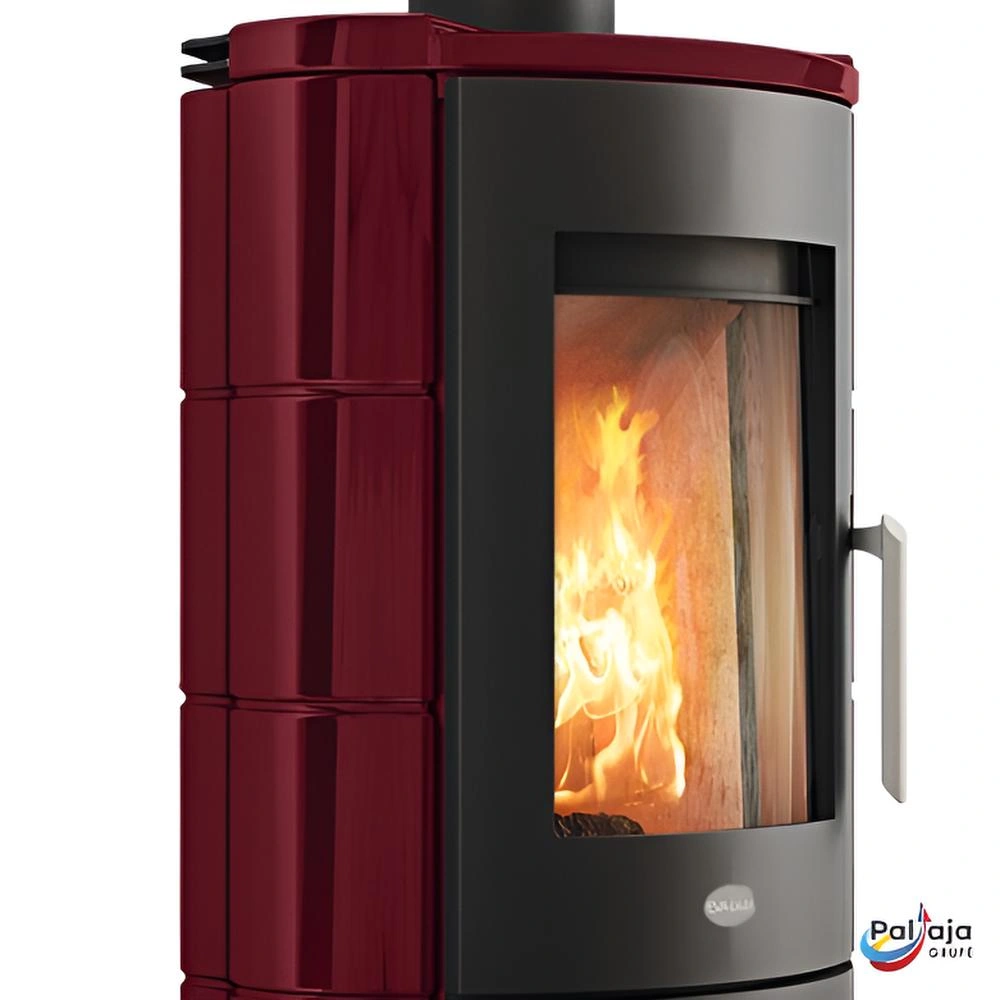 Malkinė krosnelė EvaCalor MARICA 8kW liepsna iš arti