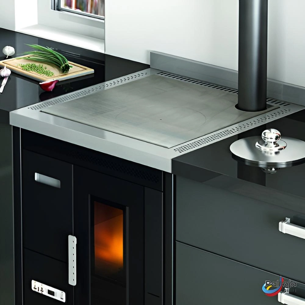 Malkinė krosnelė EvaCalor NINA (įmontuojama versija) 7.2kW viršus