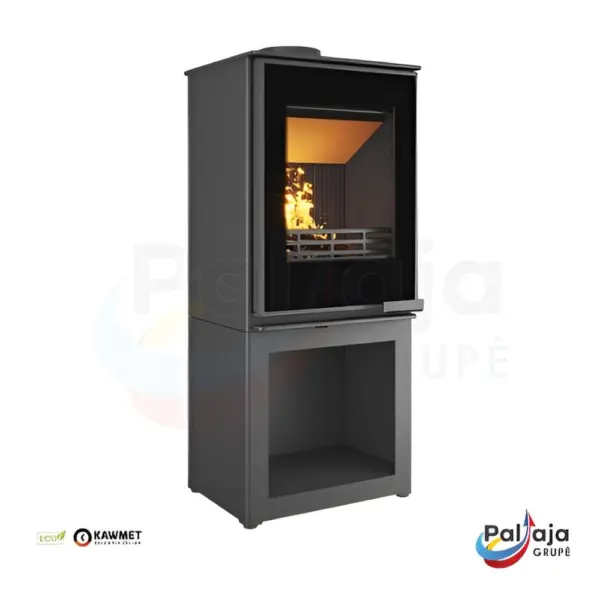 Malkinė krosnelė KAWMET HARITA S15i S-BOX Decor ECO iš kairės