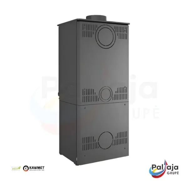 Malkinė krosnelė KAWMET HARITA S15i S-BOX Decor ECO nugarėlė