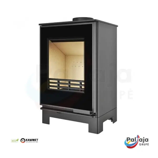 Malkinė krosnelė KAWMET HARITA S15v Basic Decor ECO iš kairės