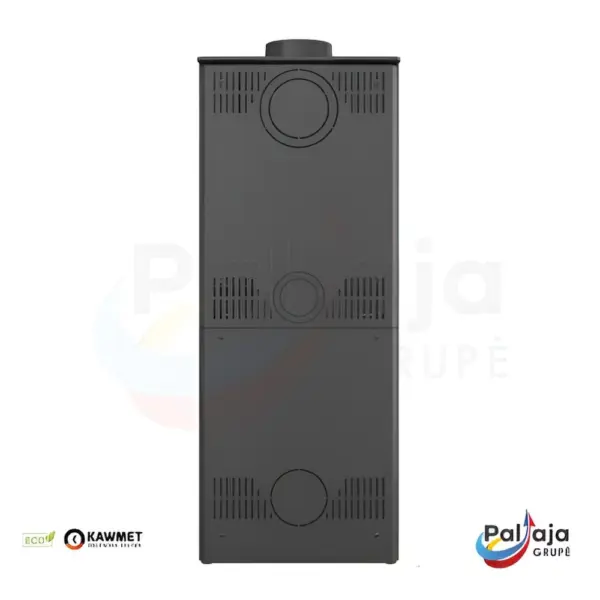 Malkinė krosnelė KAWMET HARITA S15v L-BOX Decor ECO nugarėlė