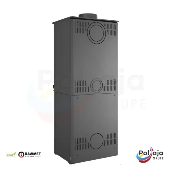 Malkinė krosnelė KAWMET HARITA S15v L-BOX Decor ECO nugarėlė iš dešinės