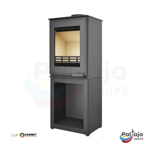 Malkinė krosnelė KAWMET HARITA S15v L-BOX ECO iš kairės