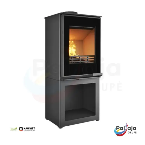 Malkinė krosnelė KAWMET HARITA S15v S-BOX Decor ECO iš kairės