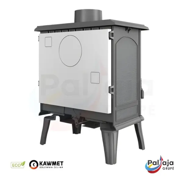 Malkinė krosnelė KAWMET Premium ARTEMIDA S18 ECO nugarėlė iš dešinės