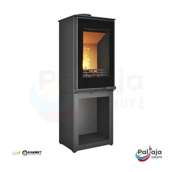 Malkinė krosnelė KAWMET VENUS S16 L-BOX Decor ECO iš šalies